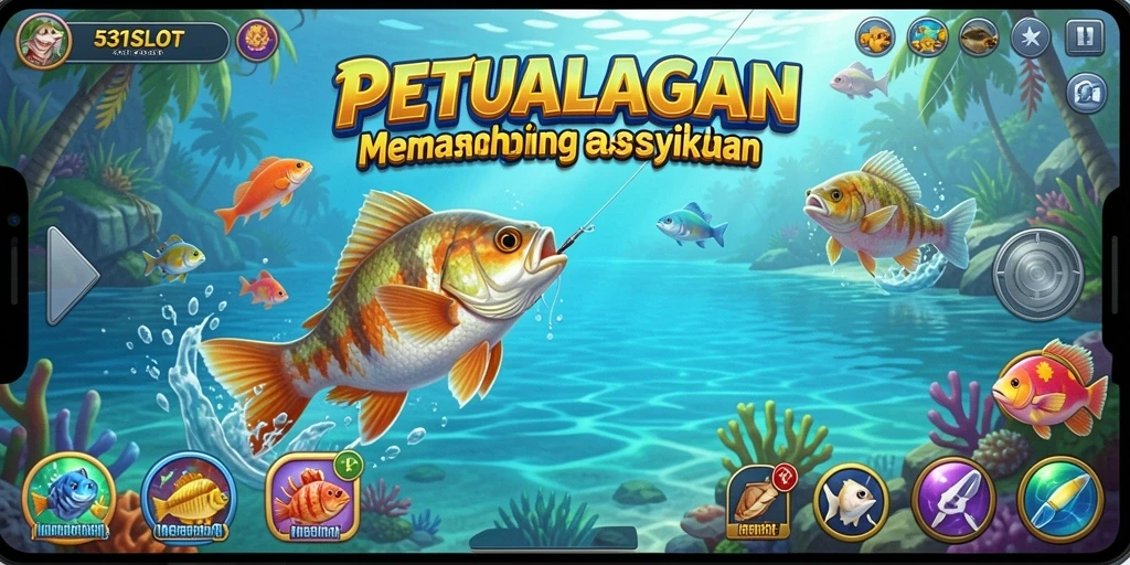 Gameplay 531SLOT yang seru dan menantang dalam memancing.