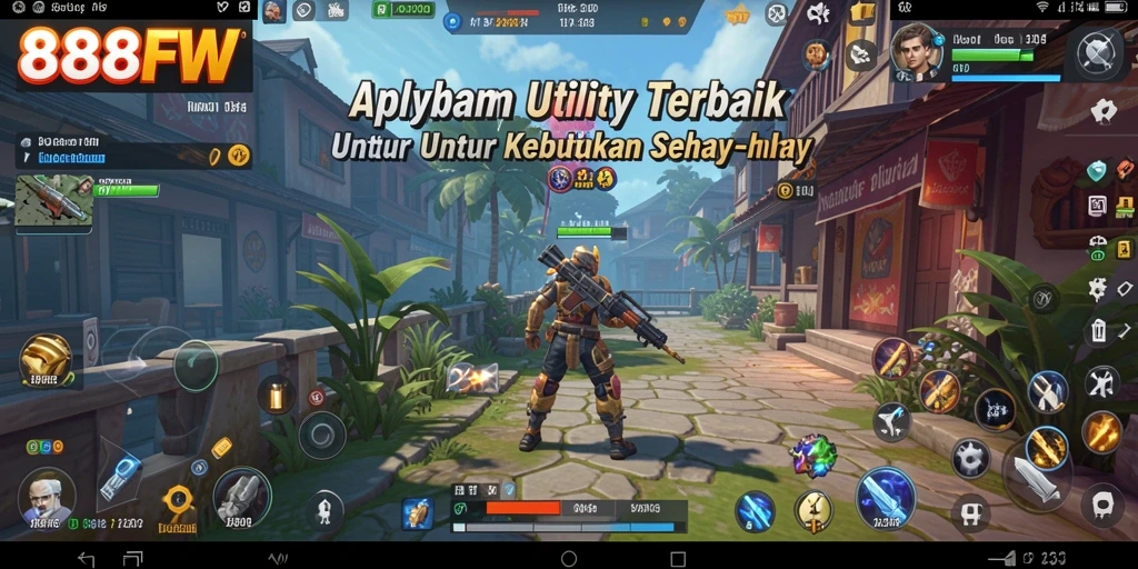 Tampilan antarmuka 888FW yang modern dan mudah digunakan.