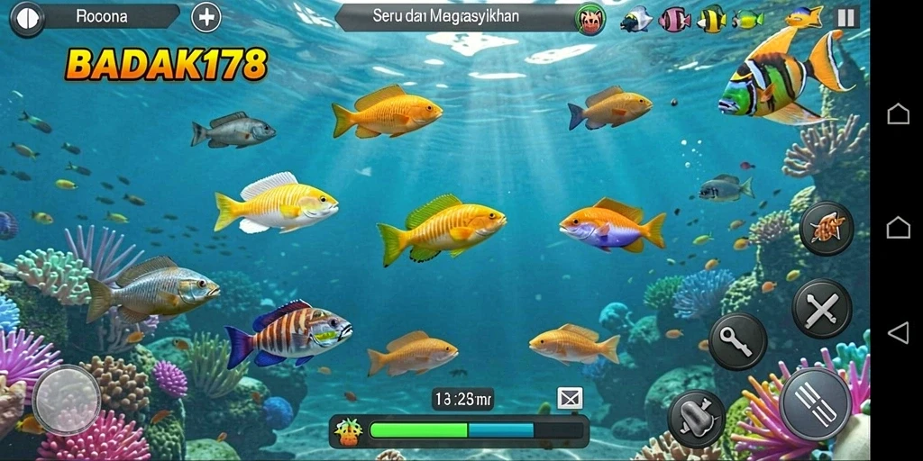 Tampilan gameplay BADAK178 yang memikat dalam Tembak Ikan.