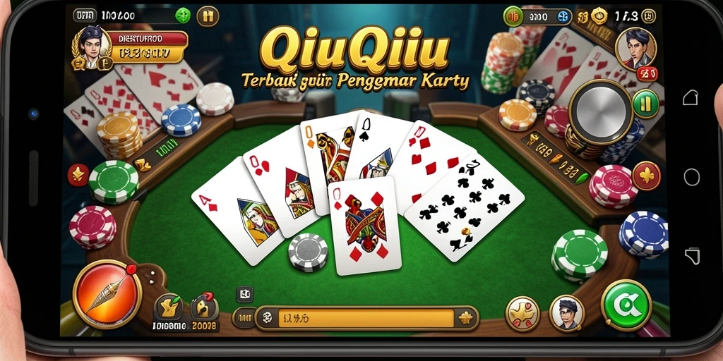 Tampilan gameplay QiuQiu yang menarik dan seru.