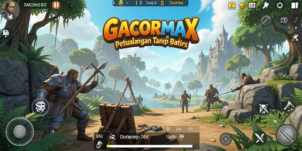 Tampilan menakjubkan dari gameplay GACORMAX dalam dunia terbuka.