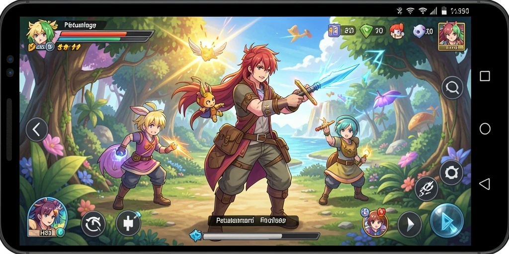 Tampilan menarik dari gameplay H89 yang penuh warna dan karakter menarik.
