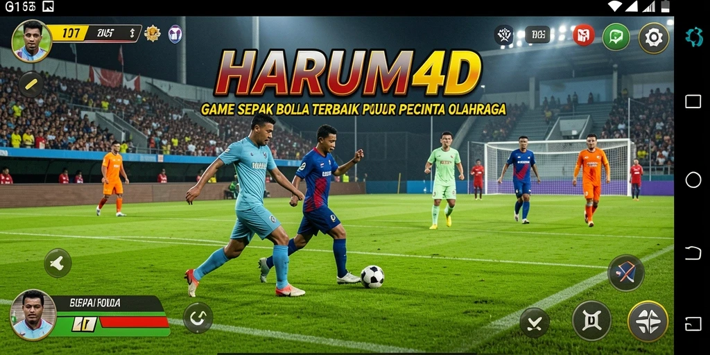 Screenshot gameplay <strong>HARUM4D</strong> yang menunjukkan aksi seru di lapangan.