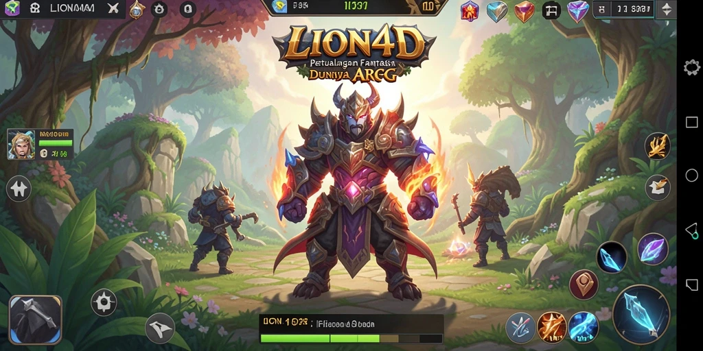 Gameplay LION4D yang memukau dengan aksi pertarungan yang intens.