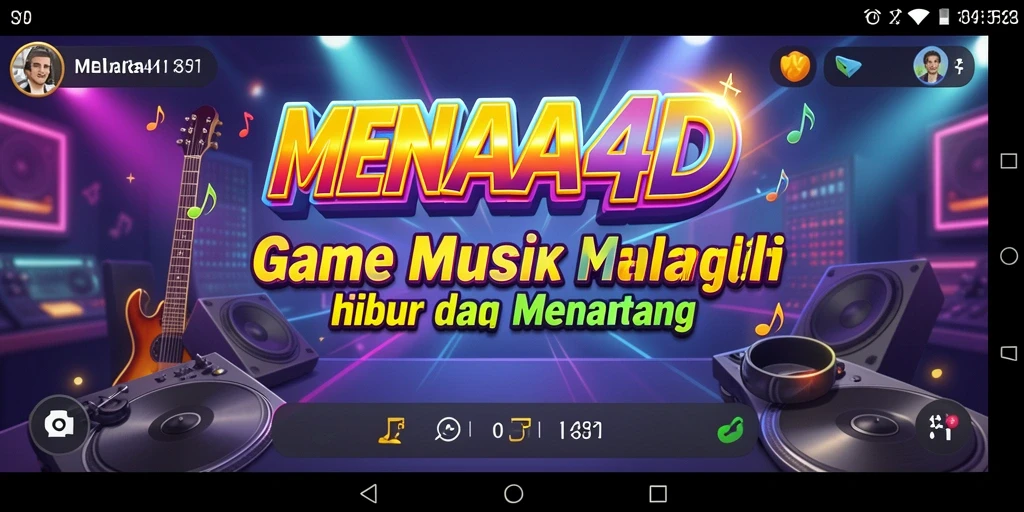 Tampilan gameplay seru dan penuh tantangan di MENARA4D.