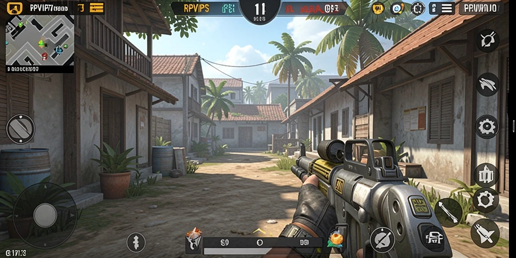 Tampilan gameplay menegangkan dari RPVIP7 dengan aksi TPS yang mendebarkan.