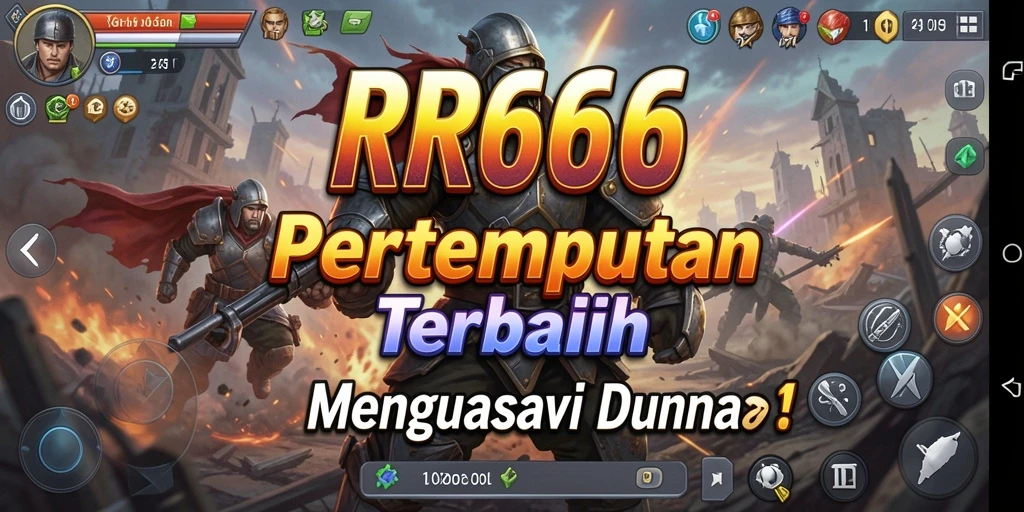 Tampilan dinamis gameplay strategi di RR666 dengan pertempuran yang mendebarkan.