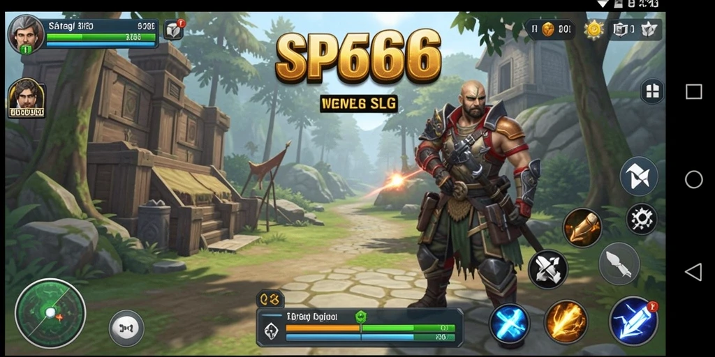 Screenshot menunjukkan gameplay menarik dari game SLG SP666.